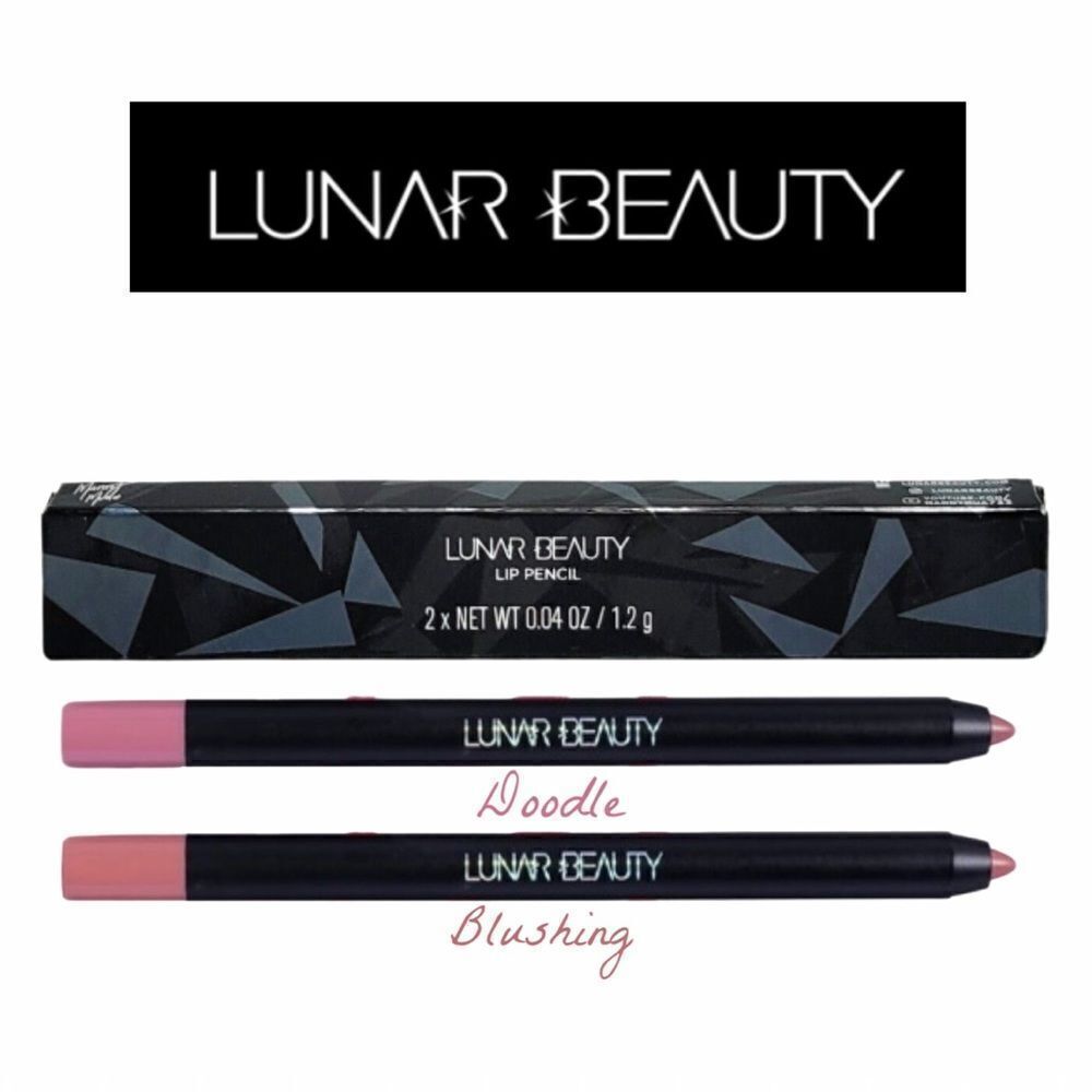 Lunar Beauty Lip Pencil Duo (Doodle & Blushing)